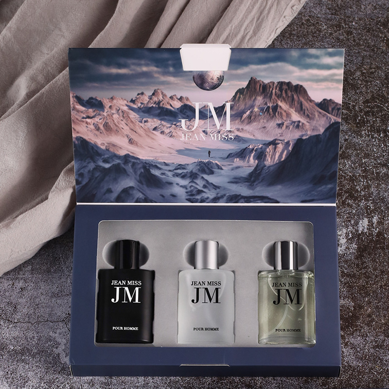 Perfume Alcohol Fragrance - 남성용 오드뚜왈렛 향수 선물 세트 3개,